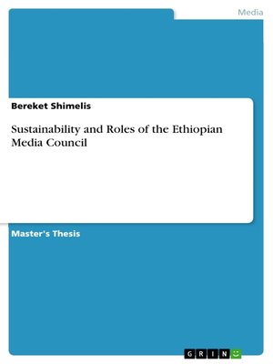 cover image of Sustainability and Roles of the Ethiopian Media Council